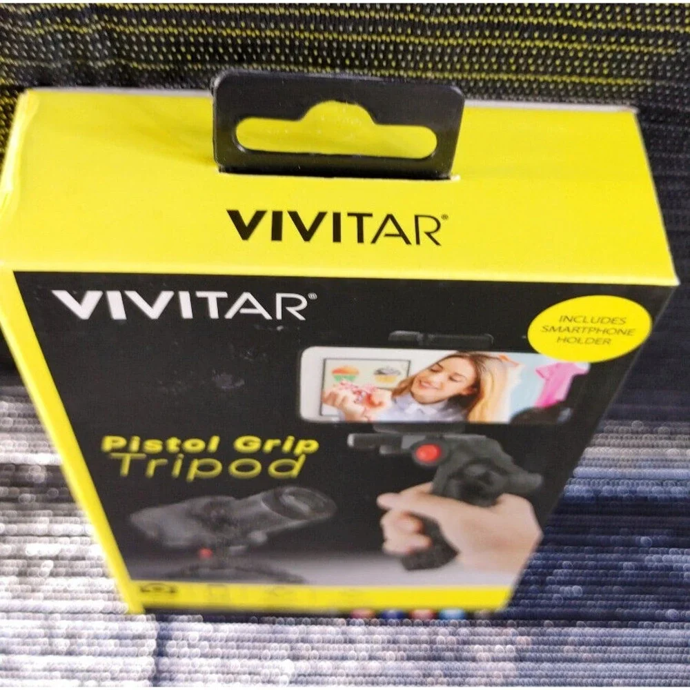 Vivitar Pistol Grip Tripod Camera & Smart Cellphone Adjustable Lightweight